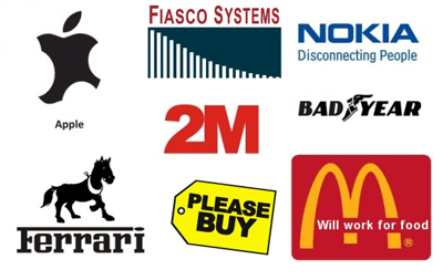 How company logos will look like when the crisis is finally over